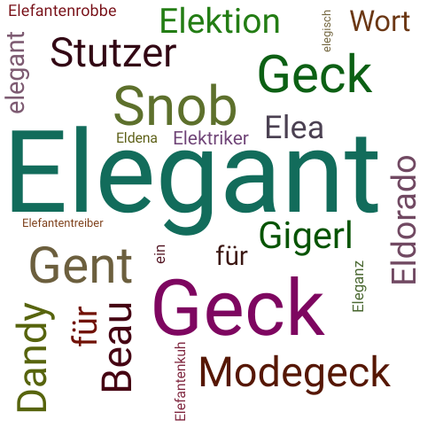 Ein anderes Wort für Elegant - Synonym Elegant