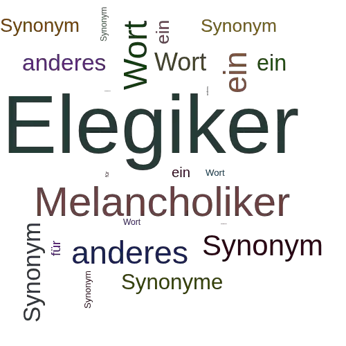 Ein anderes Wort für Elegiker - Synonym Elegiker