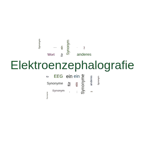 Ein anderes Wort für Elektroenzephalografie - Synonym Elektroenzephalografie