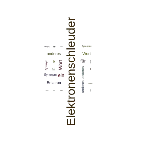 Ein anderes Wort für Elektronenschleuder - Synonym Elektronenschleuder