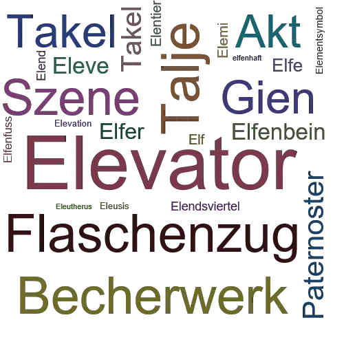 Ein anderes Wort für Elevator - Synonym Elevator