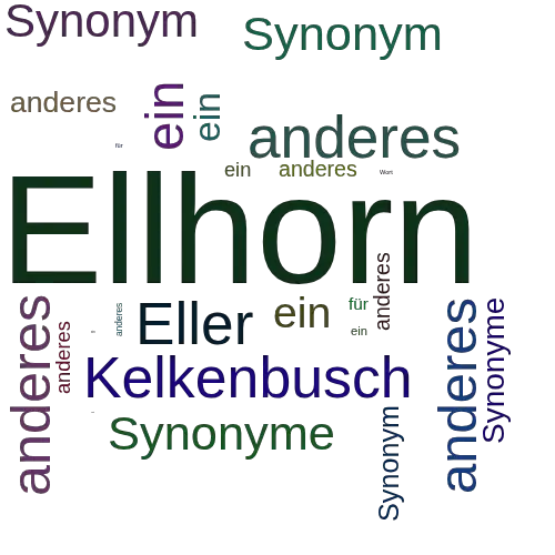 Ein anderes Wort für Ellhorn - Synonym Ellhorn