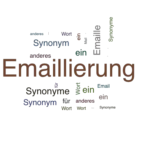 Ein anderes Wort für Emaillierung - Synonym Emaillierung