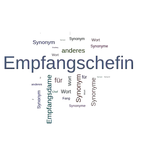 Ein anderes Wort für Empfangschefin - Synonym Empfangschefin