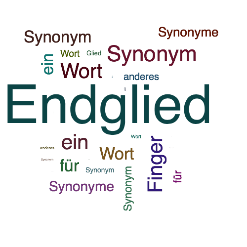 Ein anderes Wort für Endglied - Synonym Endglied