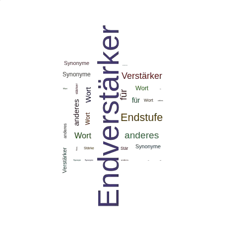 Ein anderes Wort für Endverstärker - Synonym Endverstärker