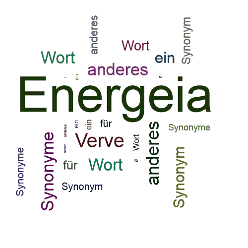 Ein anderes Wort für Energeia - Synonym Energeia