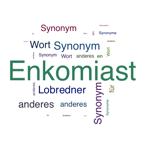 Ein anderes Wort für Enkomiast - Synonym Enkomiast