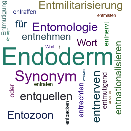 Ein anderes Wort für Entoderm - Synonym Entoderm