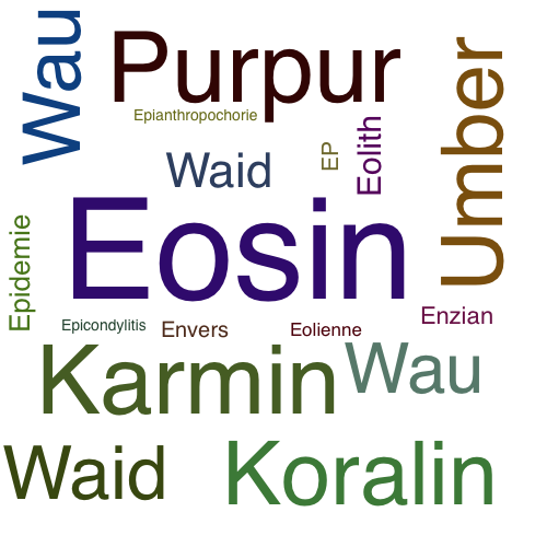 Ein anderes Wort für Eosin - Synonym Eosin