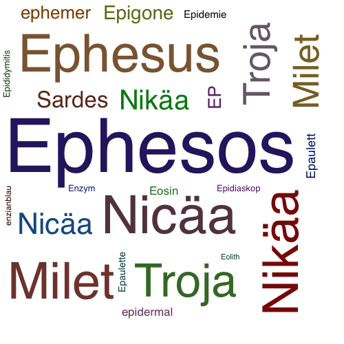 Ein anderes Wort für Ephesos - Synonym Ephesos