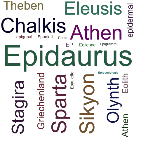 Ein anderes Wort für Epidaurus - Synonym Epidaurus