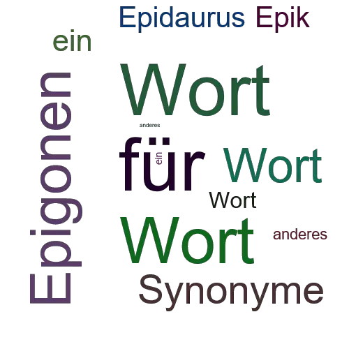 Ein anderes Wort für Epigonentum - Synonym Epigonentum