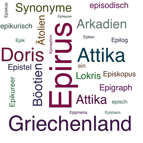 Ein anderes Wort für Epirus - Synonym Epirus