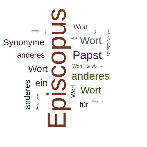 Ein anderes Wort für Episcopus - Synonym Episcopus