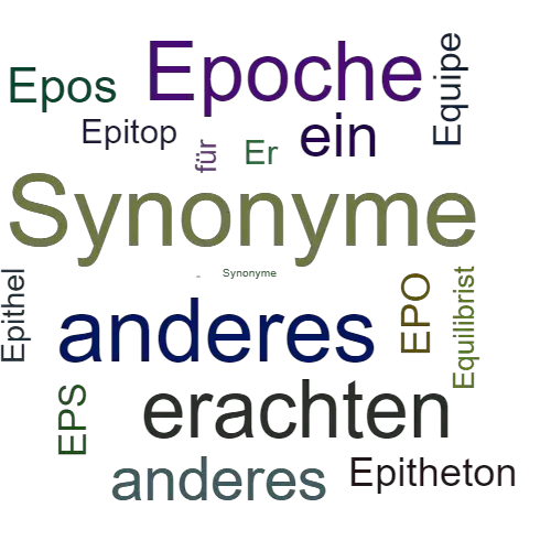 Ein anderes Wort für Eponym - Synonym Eponym