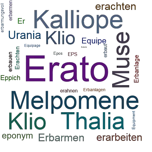 Ein anderes Wort für Erato - Synonym Erato