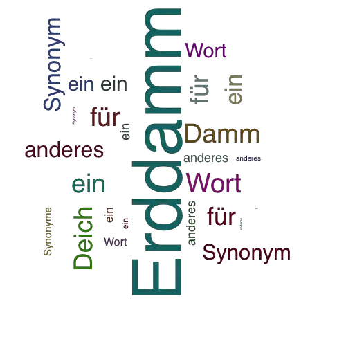 Ein anderes Wort für Erddamm - Synonym Erddamm