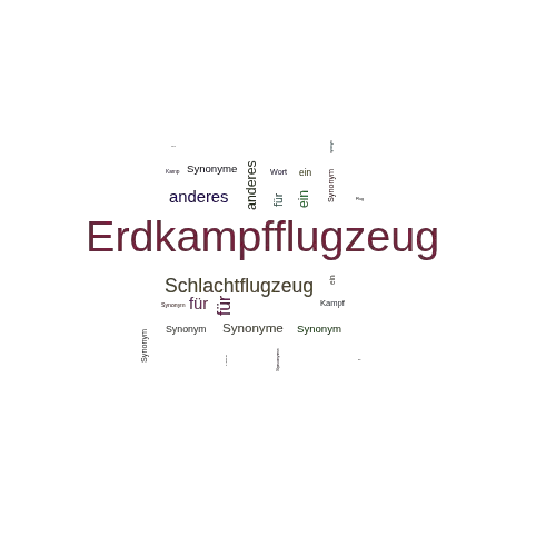 Ein anderes Wort für Erdkampfflugzeug - Synonym Erdkampfflugzeug