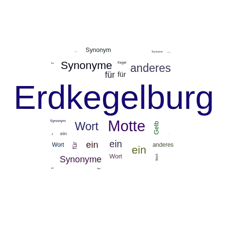 Ein anderes Wort für Erdkegelburg - Synonym Erdkegelburg