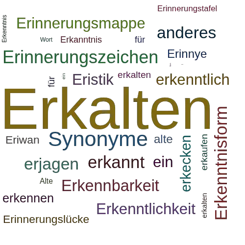 Ein anderes Wort für Erkalten - Synonym Erkalten