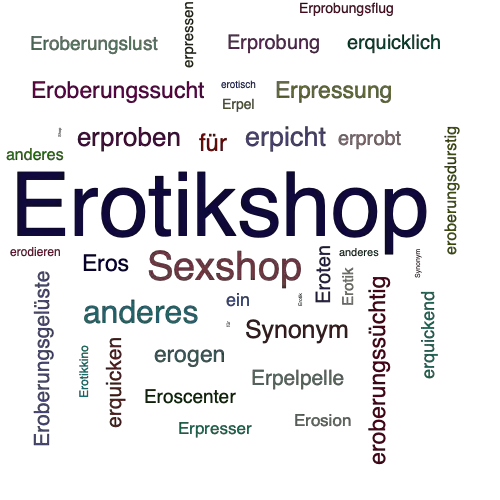 Ein anderes Wort für Erotikshop - Synonym Erotikshop