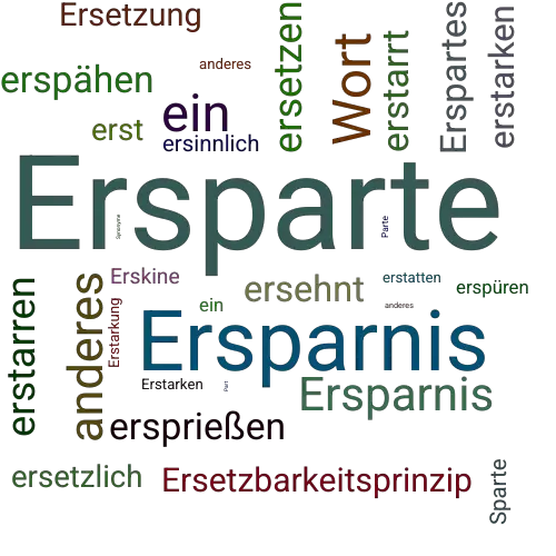 Ein anderes Wort für Ersparte - Synonym Ersparte