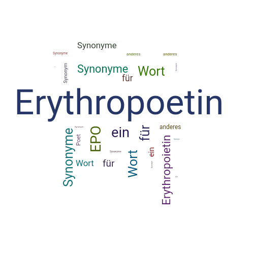 Ein anderes Wort für Erythropoetin - Synonym Erythropoetin