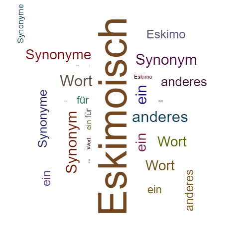 Ein anderes Wort für Eskimoisch - Synonym Eskimoisch