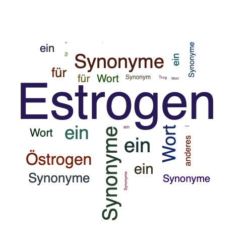 Ein anderes Wort für Estrogen - Synonym Estrogen