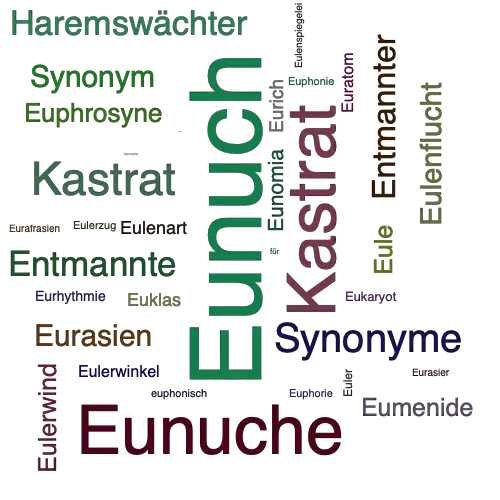 Ein anderes Wort für Eunuch - Synonym Eunuch