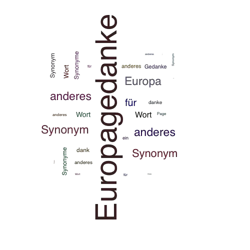 Ein anderes Wort für Europagedanke - Synonym Europagedanke