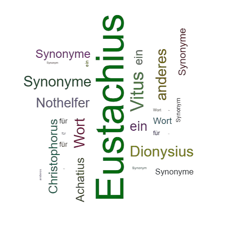 Ein anderes Wort für Eustachius - Synonym Eustachius