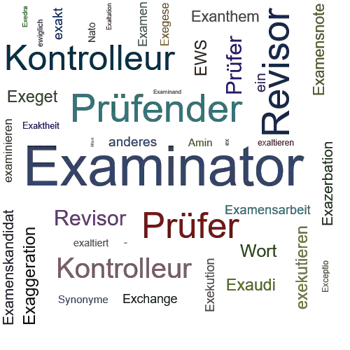 Ein anderes Wort für Examinator - Synonym Examinator