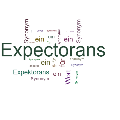 Ein anderes Wort für Expectorans - Synonym Expectorans