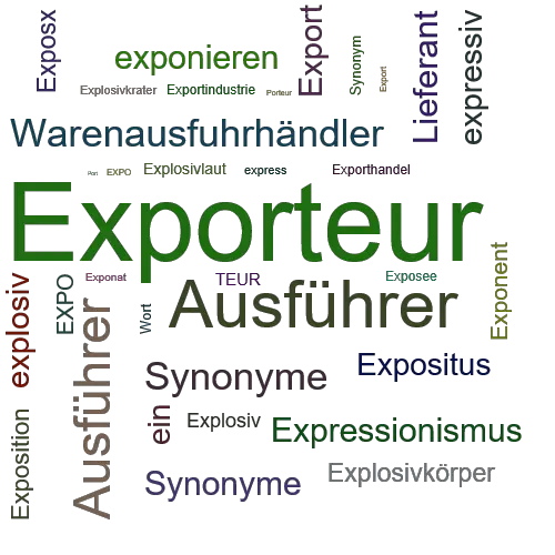 Ein anderes Wort für Exporteur - Synonym Exporteur