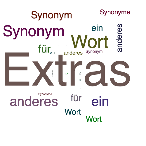 Ein anderes Wort für Extras - Synonym Extras