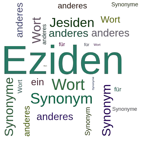 Ein anderes Wort für Eziden - Synonym Eziden