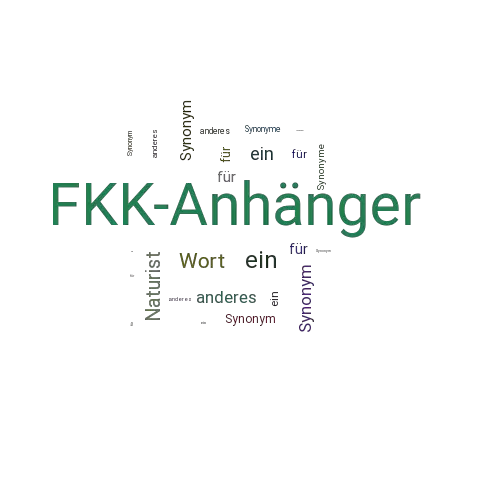 Ein anderes Wort für FKK-Anhänger - Synonym FKK-Anhänger