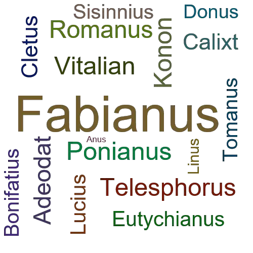Ein anderes Wort für Fabianus - Synonym Fabianus