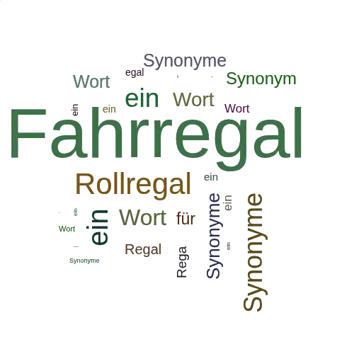 Ein anderes Wort für Fahrregal - Synonym Fahrregal