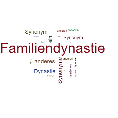 Ein anderes Wort für Familiendynastie - Synonym Familiendynastie