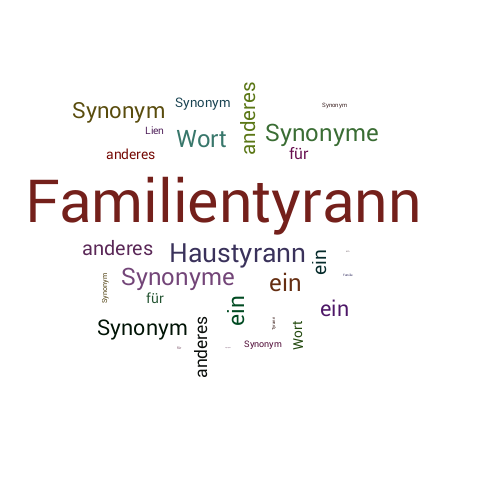 Ein anderes Wort für Familientyrann - Synonym Familientyrann
