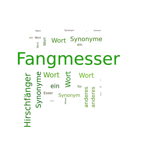 Ein anderes Wort für Fangmesser - Synonym Fangmesser