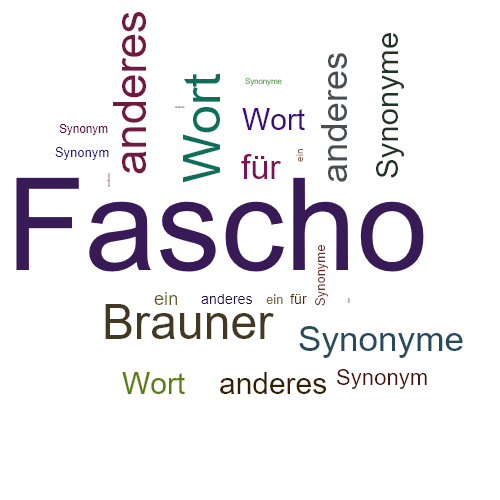 Ein anderes Wort für Fascho - Synonym Fascho