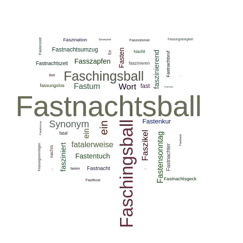 Ein anderes Wort für Fastnachtsball - Synonym Fastnachtsball