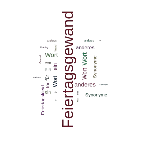 Ein anderes Wort für Feiertagsgewand - Synonym Feiertagsgewand