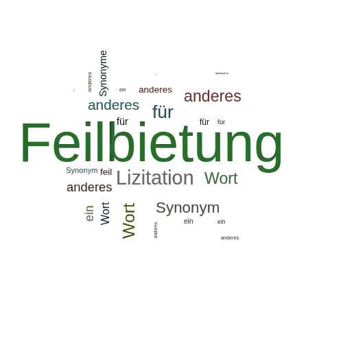 Ein anderes Wort für Feilbietung - Synonym Feilbietung