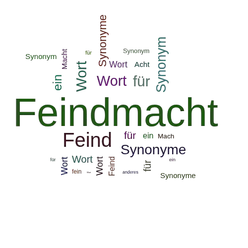 Ein anderes Wort für Feindmacht - Synonym Feindmacht