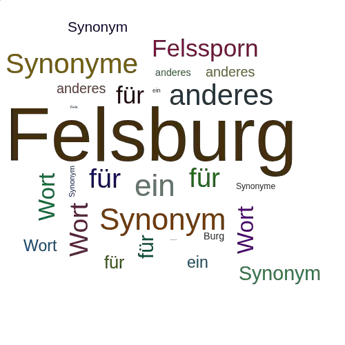 Ein anderes Wort für Felsburg - Synonym Felsburg